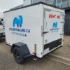 5×8 Micro Refrigerated Trailer. Cool or Freeze. 110V 15A, 0 F (-18C) capable, 1200lb Payload, Holds 2 pallets.